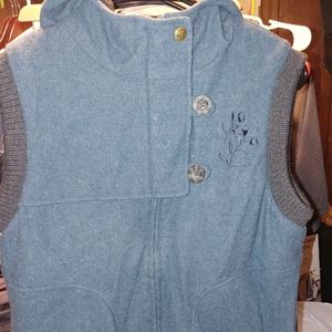 Like New Woolrich Vest - Winter Blue